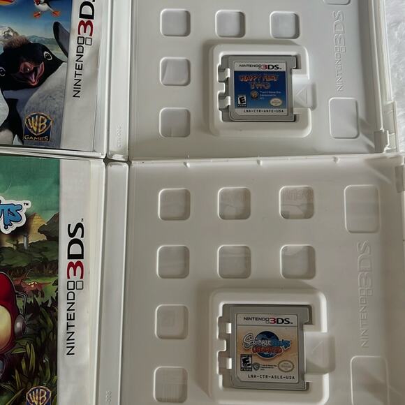 Nintendo 3DS games Scribble Nauts Unlimited & Happy Feet Two Warner Brothers E+ - Picture 2 of 4